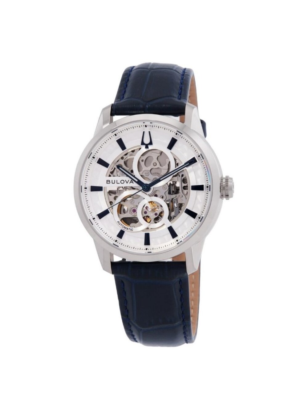 NWT Bulova Sutton Silver-tone Dial Men's Watch